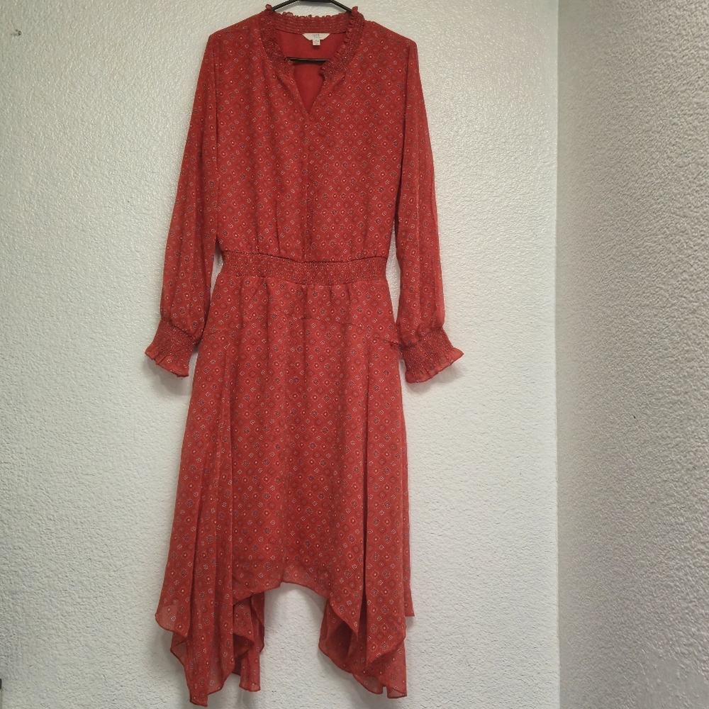 Time and tru dress in orange color